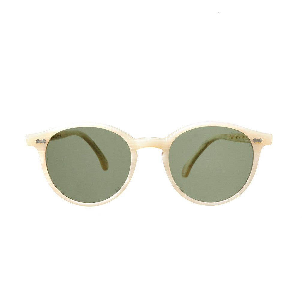 Cran Ivory Frame - Bottle Green Lenses - Beckett & Robb