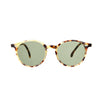 Matte Light Tortoise Acetate Frame - Bottle Green Lenses - Beckett & Robb