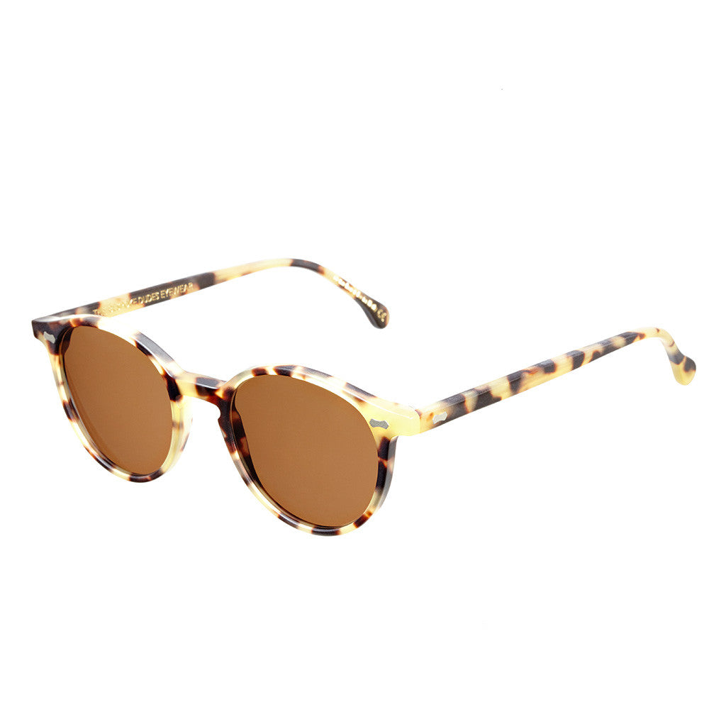 Matte Light Tortoise Acetate Frame - Tobacco Lenses - Beckett &amp; Robb