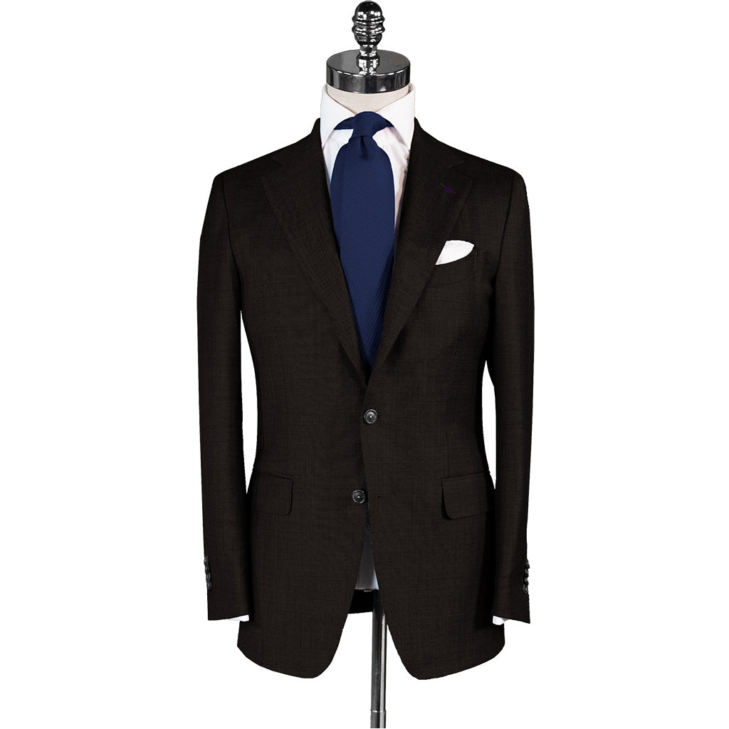 Dark Brown Fresco Suit - Beckett &amp; Robb