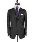 Medium Grey Twill Suit - Beckett & Robb