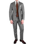 Light Grey Twill Suit - Beckett & Robb