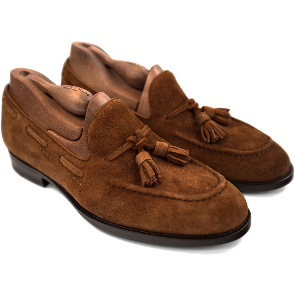 Verona Suede Tassel Loafer - Beckett &amp; Robb