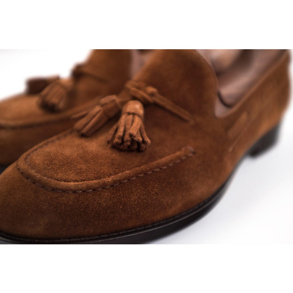 Verona Suede Tassel Loafer - Beckett &amp; Robb