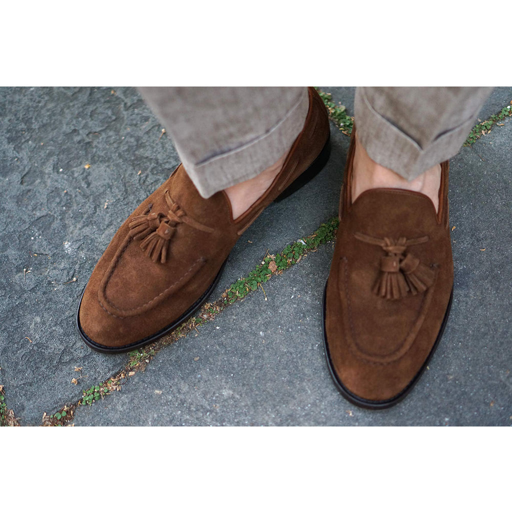 Verona Suede Tassel Loafer - Beckett &amp; Robb