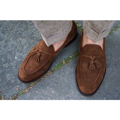 Verona Suede Tassel Loafer - Beckett & Robb