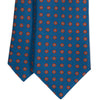 Blue & Orange Geometric Print Silk Tie - Beckett & Robb