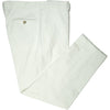 White Cotton Trousers - Beckett & Robb