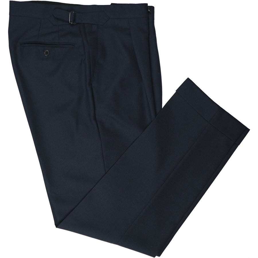 Navy Wool Trousers